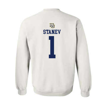 Marquette - NCAA Women's Volleyball : Julia Stanev - Replica Shersey Crewneck Sweatshirt-1