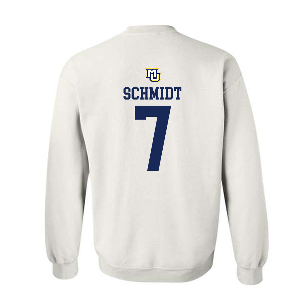 Marquette - NCAA Women's Volleyball : Keira Schmidt - Replica Shersey Crewneck Sweatshirt-1
