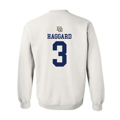 Marquette - NCAA Women's Volleyball : Isabela Haggard - Replica Shersey Crewneck Sweatshirt-1