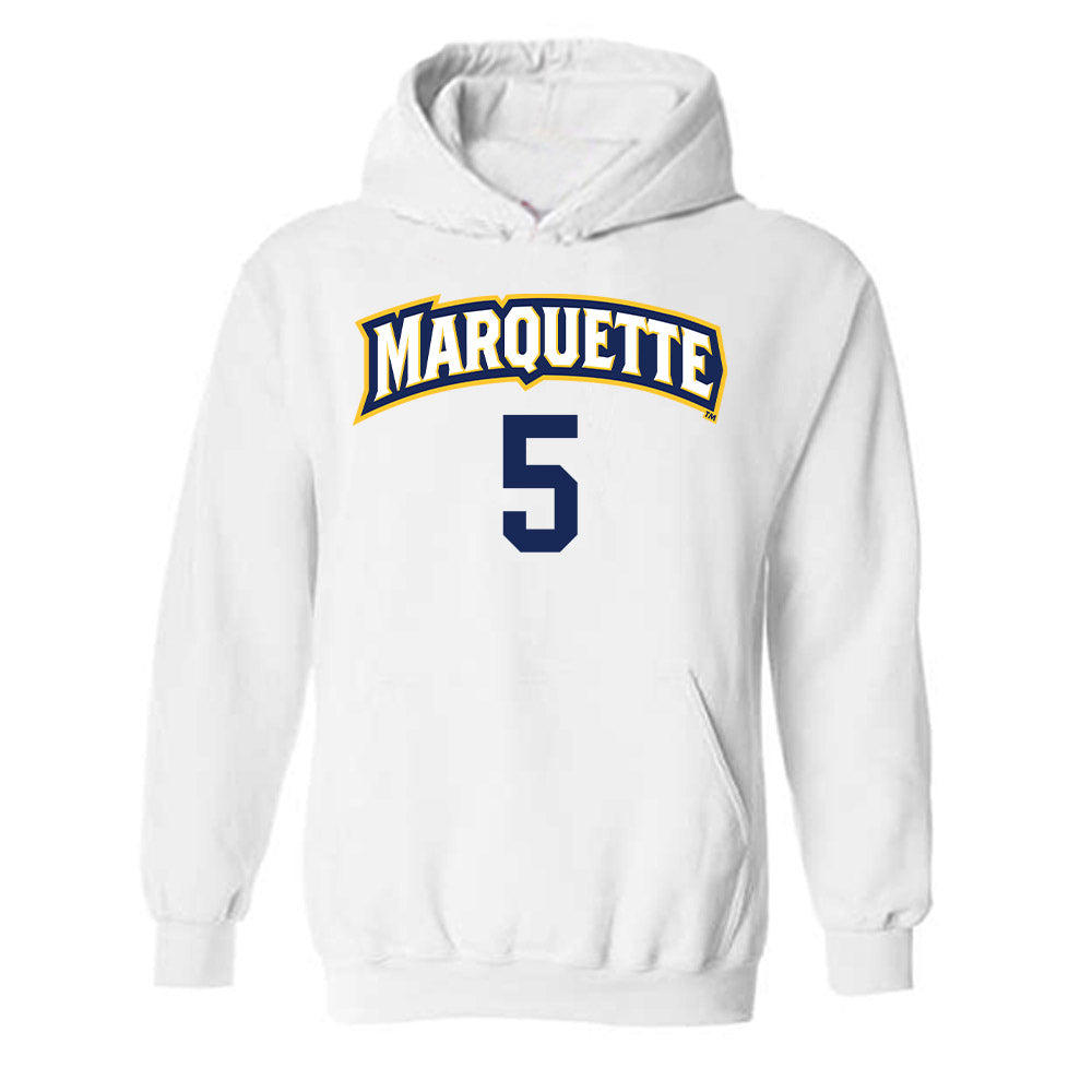 Marquette - NCAA Women's Volleyball : Calli Kenny - Replica Shersey Hooded Sweatshirt