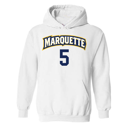 Marquette - NCAA Women's Volleyball : Calli Kenny - Replica Shersey Hooded Sweatshirt