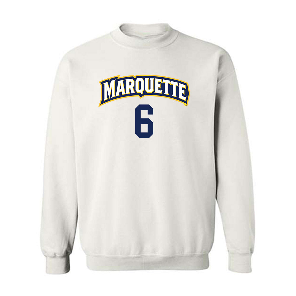 Marquette - NCAA Women's Volleyball : Alexandra Korba - Replica Shersey Crewneck Sweatshirt-0