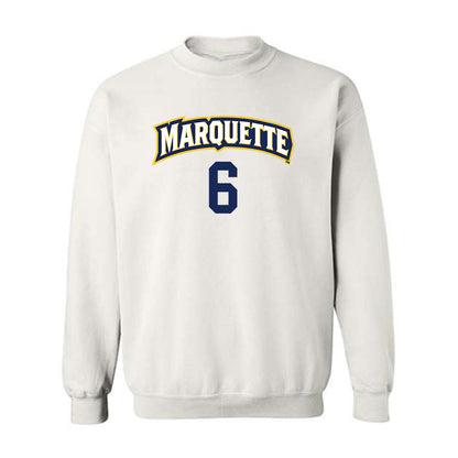 Marquette - NCAA Women's Volleyball : Alexandra Korba - Replica Shersey Crewneck Sweatshirt-0