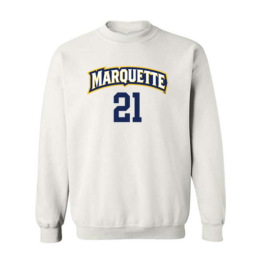 Marquette - NCAA Women's Volleyball : Elena Radeff - Replica Shersey Crewneck Sweatshirt-0
