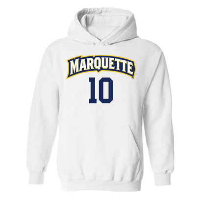 Marquette - NCAA Women's Volleyball : Emma Parks - Replica Shersey Hooded Sweatshirt-0