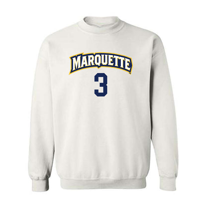 Marquette - NCAA Women's Volleyball : Isabela Haggard - Replica Shersey Crewneck Sweatshirt-0