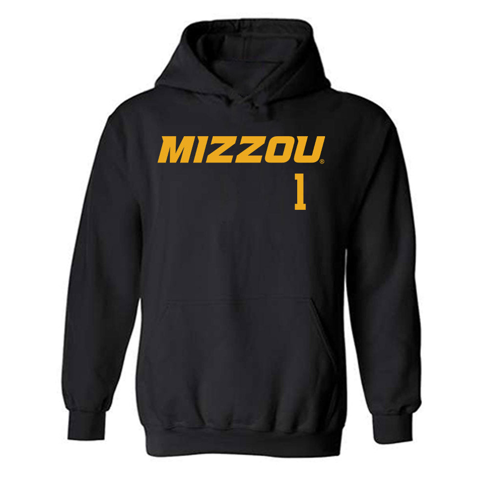 Missouri - NCAA Baseball : Cameron Benson - Replica Shersey Hooded Sweatshirt-0