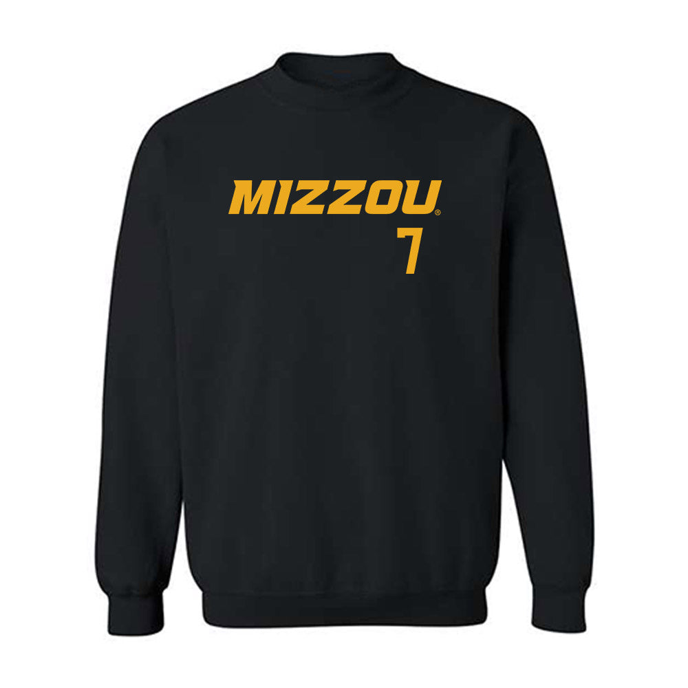 Missouri - NCAA Baseball : Kaden Peer - Replica Shersey Crewneck Sweatshirt-0