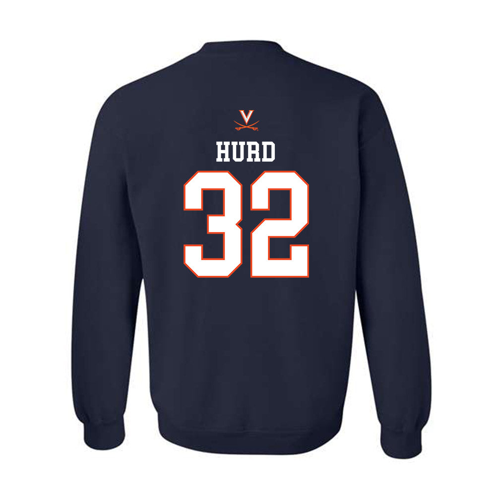 Virginia - NCAA Women's Basketball : Breona Hurd - Replica Shersey Crewneck Sweatshirt