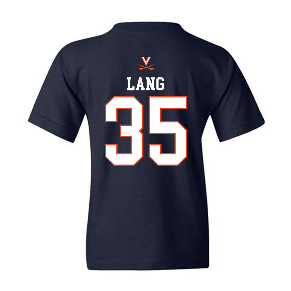 Virginia - NCAA Men's Basketball : Carter Lang - Replica Shersey Youth T-Shirt