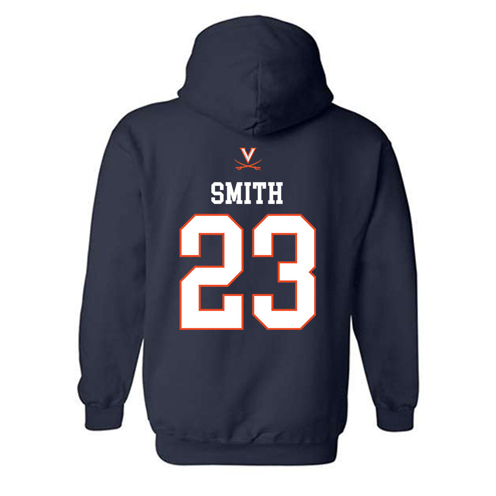 Virginia - NCAA Women's Basketball : Alexia Smith - Hooded Sweatshirt Replica Shersey