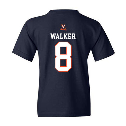 Virginia - NCAA Men's Basketball : Bryce Walker - Replica Shersey Youth T-Shirt