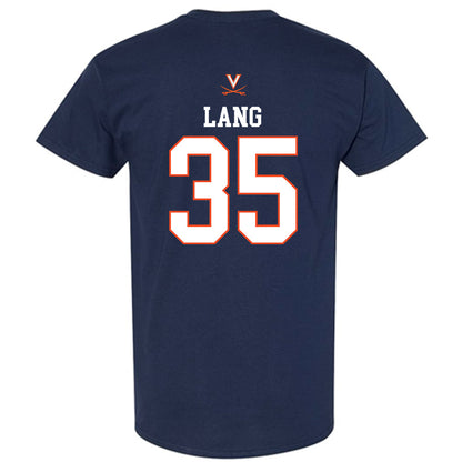 Virginia - NCAA Men's Basketball : Carter Lang - Replica Shersey T-Shirt