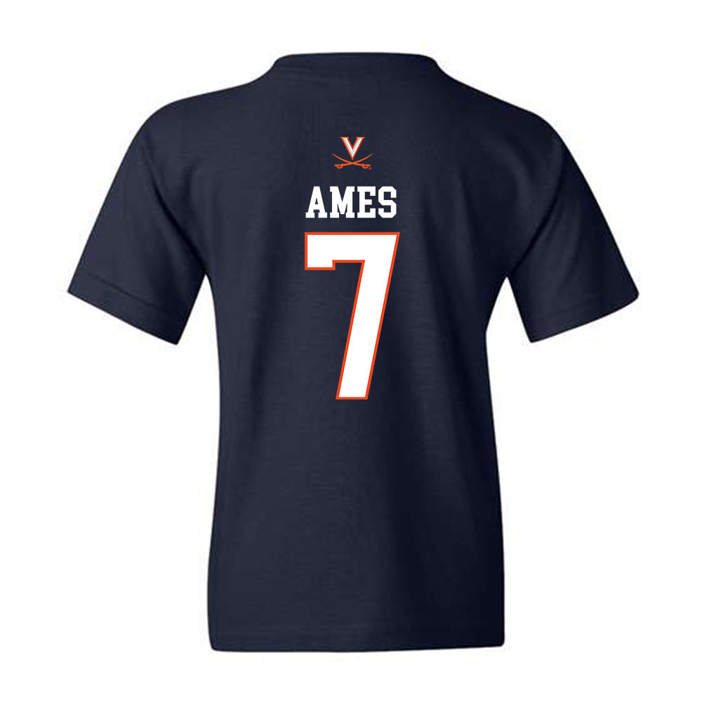 Virginia - NCAA Men's Basketball : Darrin Ames - Replica Shersey Youth T-Shirt