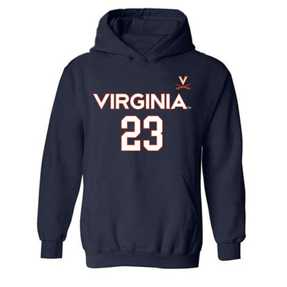 Virginia - NCAA Women's Basketball : Alexia Smith - Hooded Sweatshirt Replica Shersey