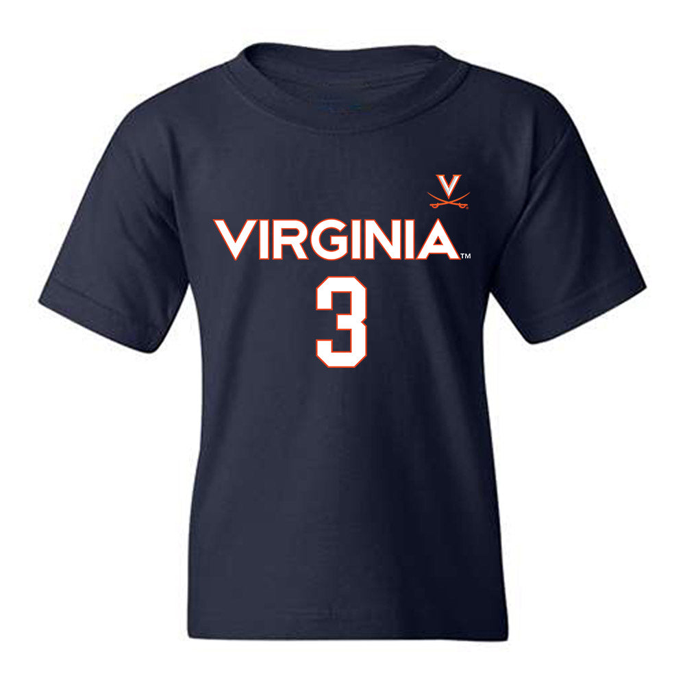 Virginia - NCAA Women's Basketball : Gabrielle White - Replica Shersey Youth T-Shirt-0
