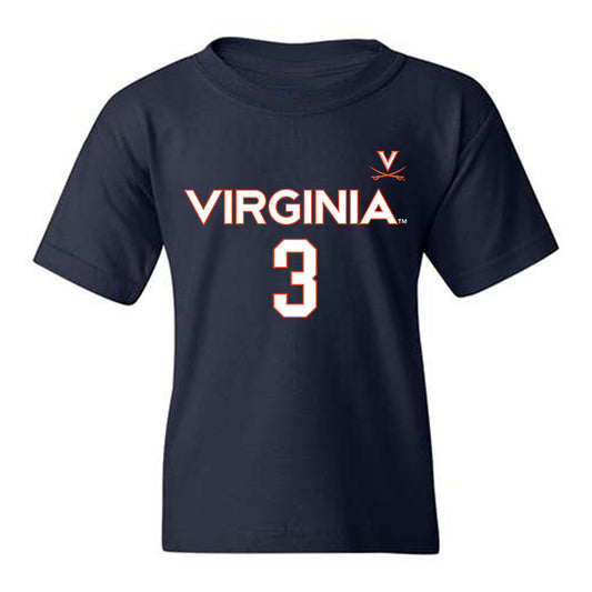 Virginia - NCAA Women's Basketball : Gabrielle White - Replica Shersey Youth T-Shirt-0