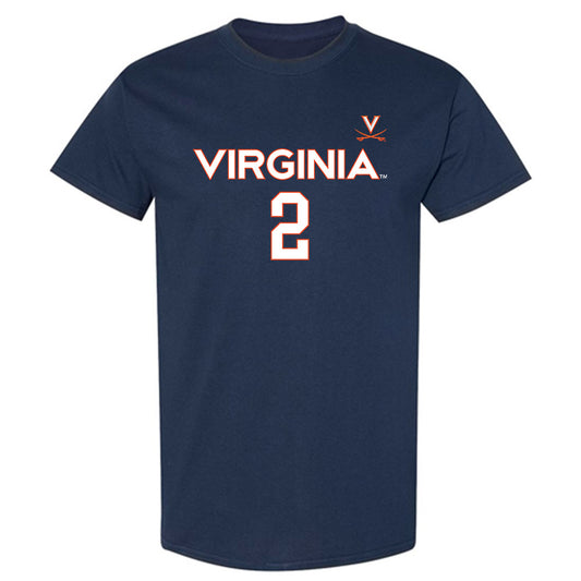 Virginia - NCAA Men's Basketball : Elijah Saunders - Replica Shersey T-Shirt