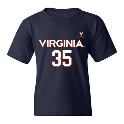 Virginia - NCAA Men's Basketball : Carter Lang - Replica Shersey Youth T-Shirt