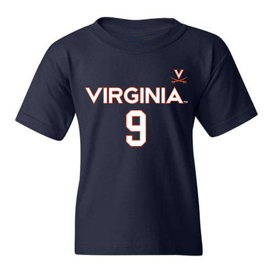 Virginia - NCAA Men's Basketball : Ishan Sharma - Replica Shersey Youth T-Shirt