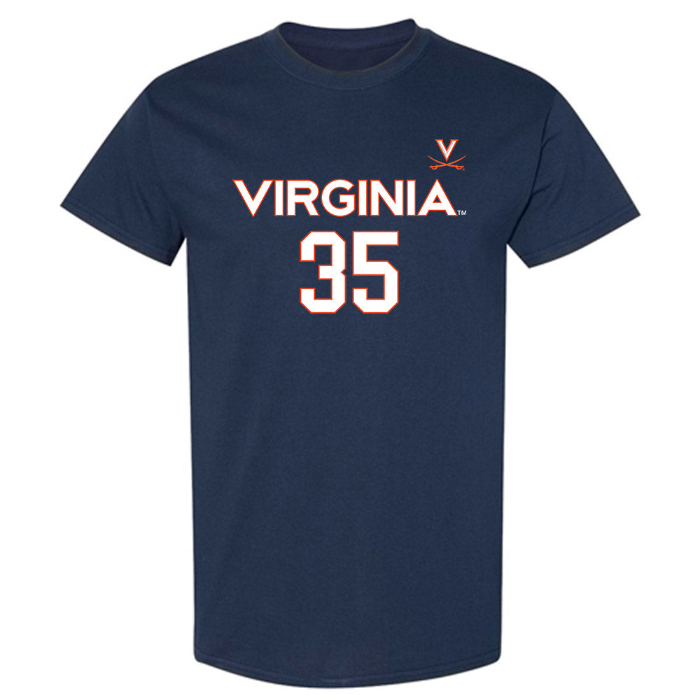 Virginia - NCAA Men's Basketball : Carter Lang - Replica Shersey T-Shirt