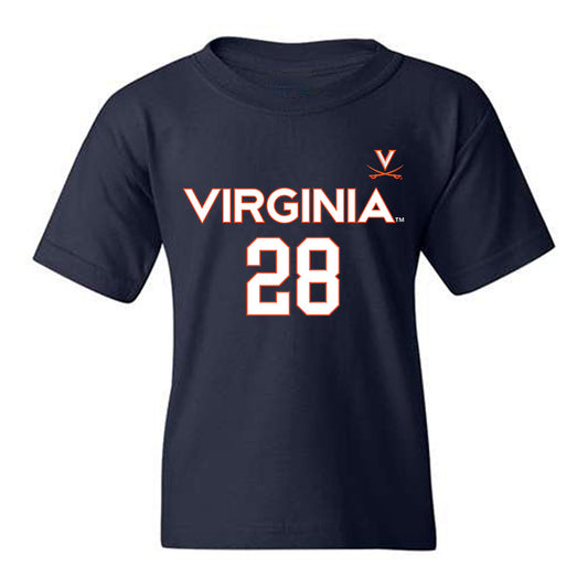 Virginia - NCAA Men's Basketball : Thijs De Ridder - Replica Shersey Youth T-Shirt-0