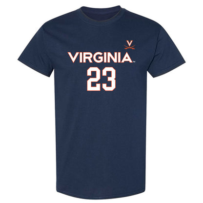 Virginia - NCAA Men's Basketball : TJ Power - Replica Shersey T-Shirt