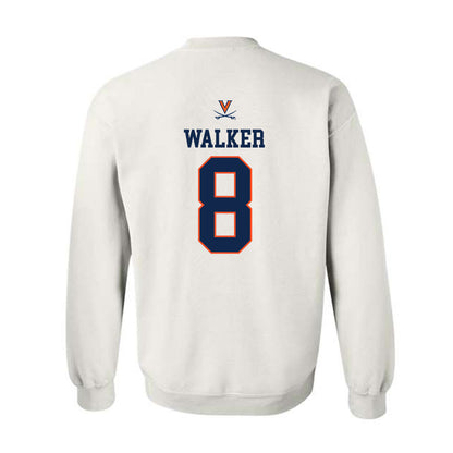 Virginia - NCAA Men's Basketball : Bryce Walker - Replica Shersey Crewneck Sweatshirt