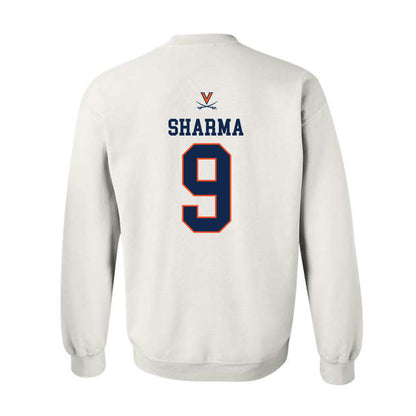 Virginia - NCAA Men's Basketball : Ishan Sharma - Replica Shersey Crewneck Sweatshirt