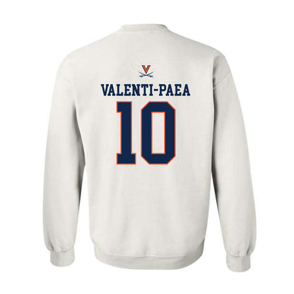 Virginia - NCAA Women's Basketball : Casey Valenti-Paea - Replica Shersey Crewneck Sweatshirt