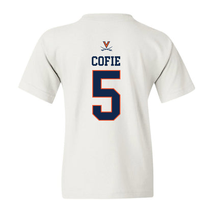 Virginia - NCAA Men's Basketball : Jacob Cofie - Replica Shersey Youth T-Shirt