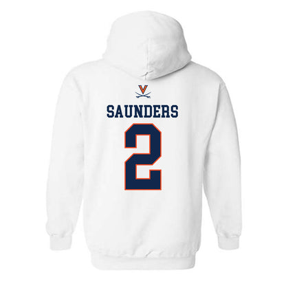 Virginia - NCAA Men's Basketball : Elijah Saunders - Replica Shersey Hooded Sweatshirt