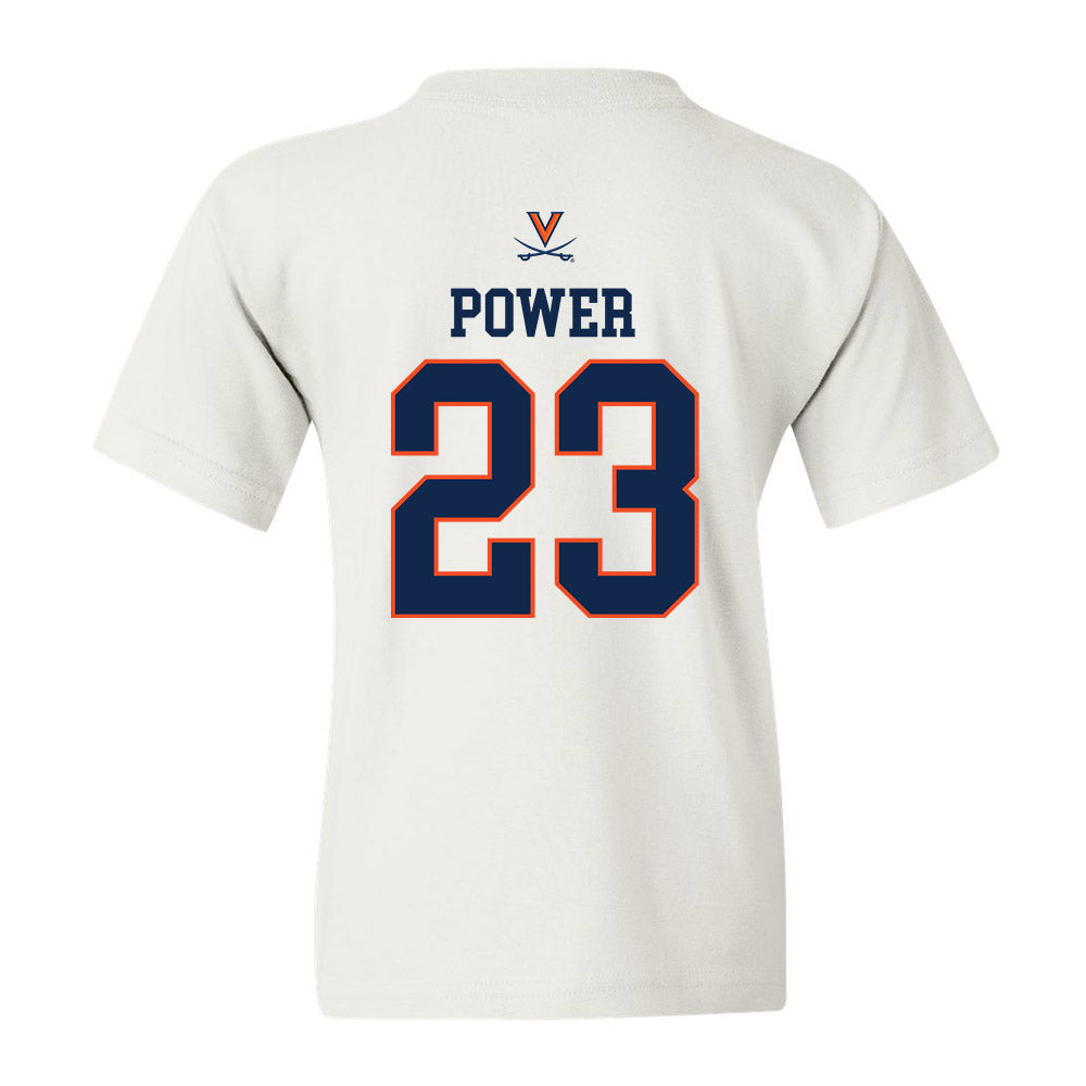 Virginia - NCAA Men's Basketball : TJ Power - Replica Shersey Youth T-Shirt