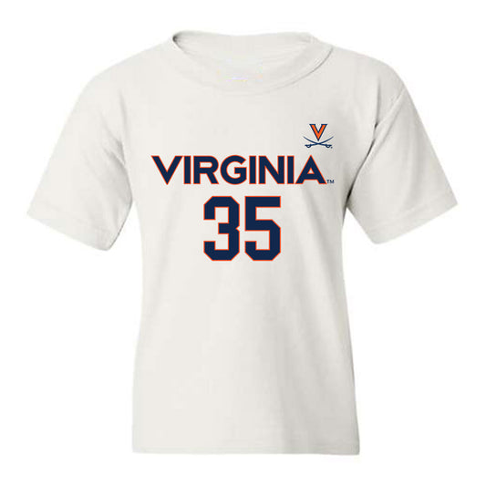 Virginia - NCAA Men's Basketball : Carter Lang - Replica Shersey Youth T-Shirt