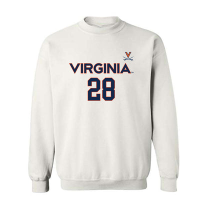 Virginia - NCAA Men's Basketball : Thijs De Ridder - Replica Shersey Crewneck Sweatshirt-0