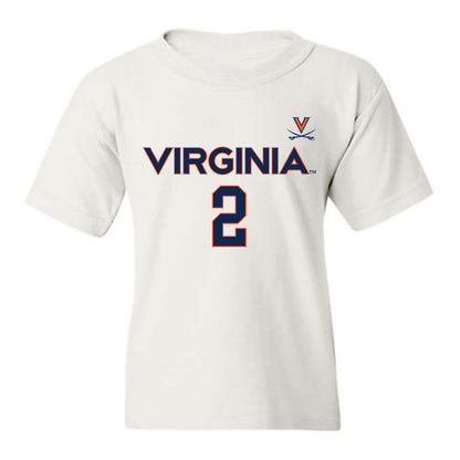 Virginia - NCAA Men's Basketball : Elijah Saunders - Replica Shersey Youth T-Shirt