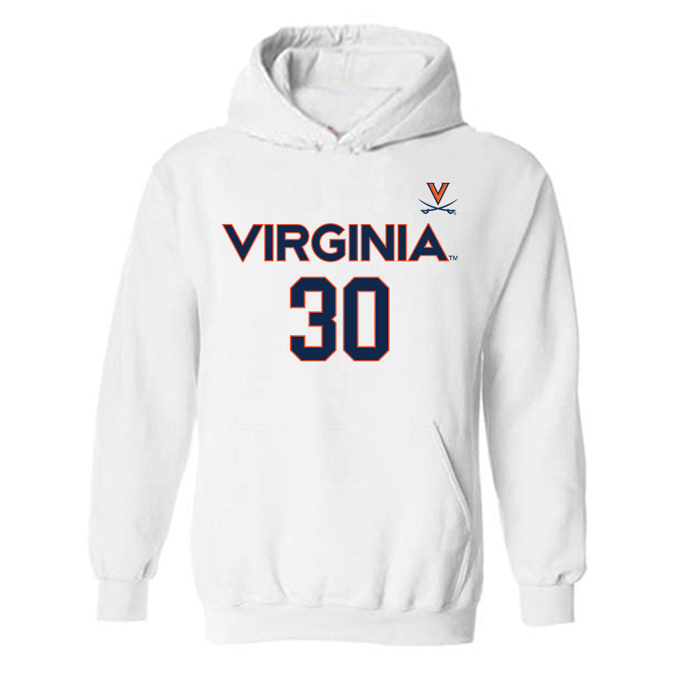 Virginia - NCAA Men's Basketball : Christian Bliss - Replica Shersey Hooded Sweatshirt