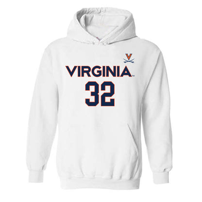 Virginia - NCAA Women's Basketball : Breona Hurd - Replica Shersey Hooded Sweatshirt