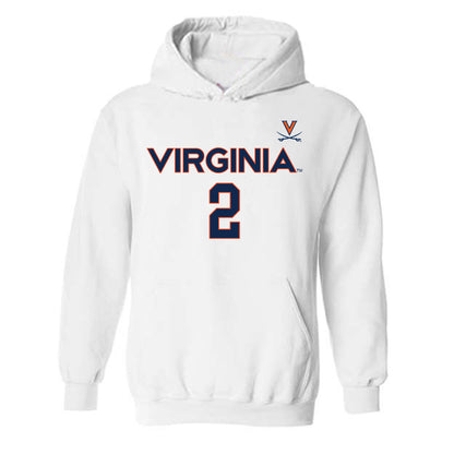 Virginia - NCAA Men's Basketball : Elijah Saunders - Replica Shersey Hooded Sweatshirt