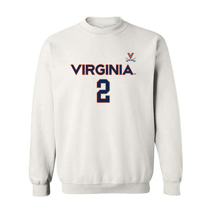 Virginia - NCAA Men's Basketball : Elijah Saunders - Replica Shersey Crewneck Sweatshirt