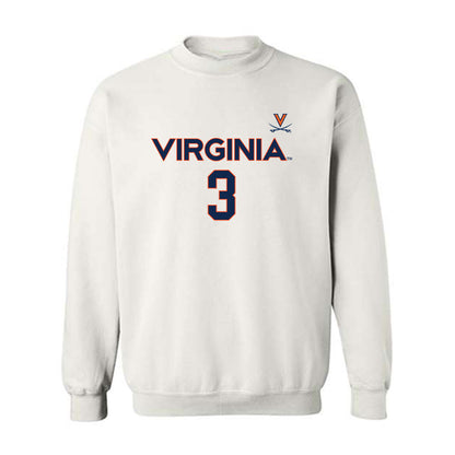 Virginia - NCAA Women's Basketball : Gabrielle White - Replica Shersey Crewneck Sweatshirt-0