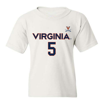 Virginia - NCAA Men's Basketball : Jacob Cofie - Replica Shersey Youth T-Shirt