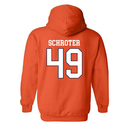 Virginia - NCAA Men's Lacrosse : John Schroter - Hooded Sweatshirt Replica Shersey