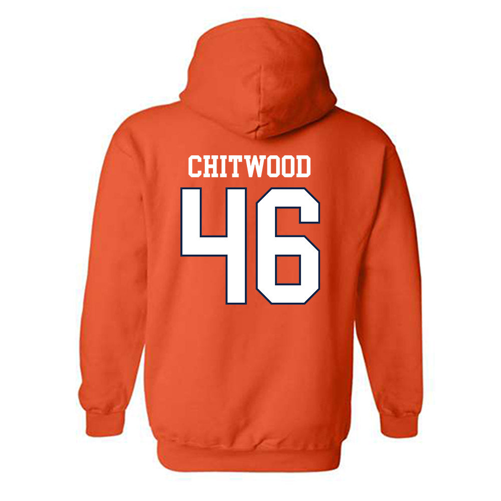 Virginia - NCAA Men's Lacrosse : Dawson Chitwood - Hooded Sweatshirt Replica Shersey