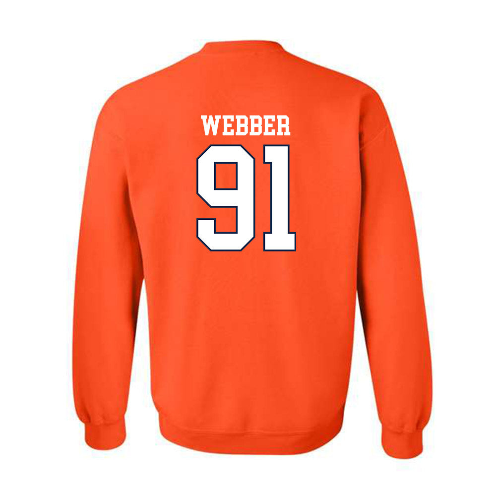 Virginia - NCAA Men's Lacrosse : Cole Webber - Crewneck Sweatshirt Replica Shersey