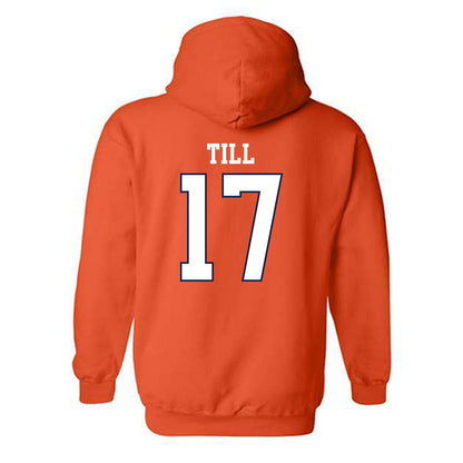 Virginia - NCAA Men's Lacrosse : Macklin Till - Hooded Sweatshirt Replica Shersey