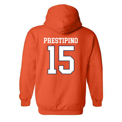 Virginia - NCAA Men's Lacrosse : Michael Prestipino - Hooded Sweatshirt Replica Shersey