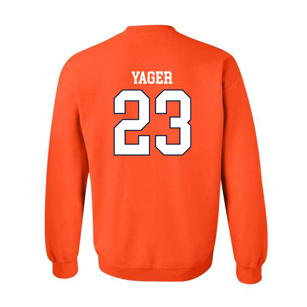 Virginia - NCAA Men's Lacrosse : Chase Yager - Crewneck Sweatshirt Replica Shersey