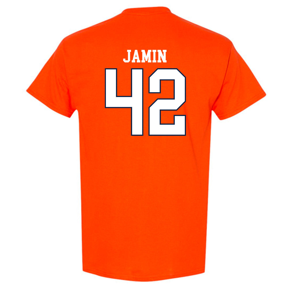 Virginia - NCAA Men's Lacrosse : Luke Jamin - Replica Shersey T-Shirt-1