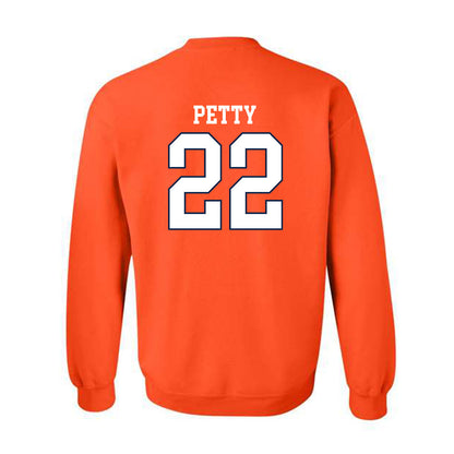 Virginia - NCAA Men's Lacrosse : Eli Petty - Crewneck Sweatshirt Replica Shersey